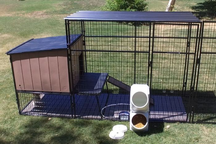 Belle castle run metal yard kennel shop