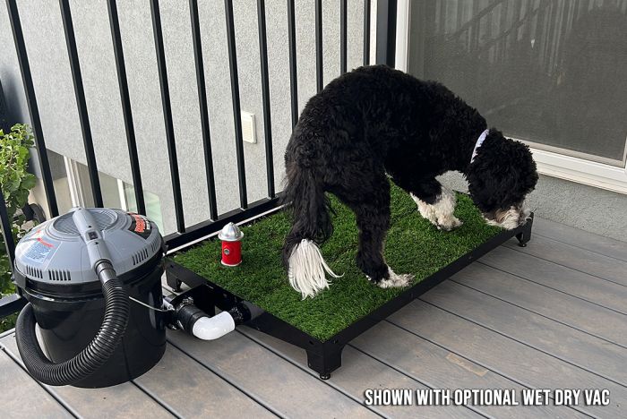K9 Kennel Store 2 x 3 Quick N Clean Stand Alone Potty Station Indoor Outdoor Dog Bathroom
