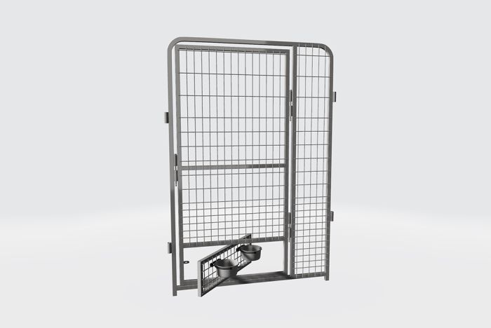 Single 4 X 6 Tall Kennel PRO Door Partition Panel