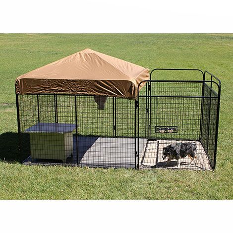 8 X 10 ULTIMATE DOG KENNEL Standard Powder Coated