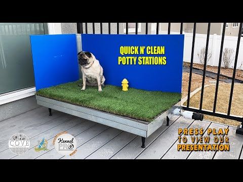 4 X Quick N Clean Potty Station, Outdoor Dog Potty Station
