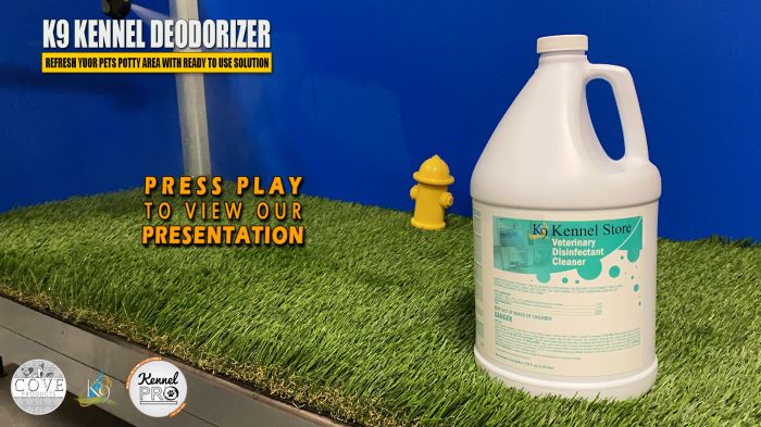 K9 Kennels Vet Grade Dog Kennel Deodorizer Cleaner