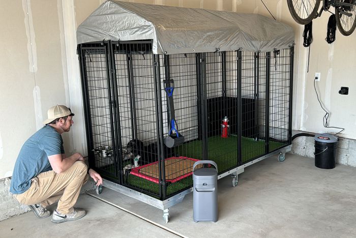 4 X 8 Value Quick N Clean Garage Kennel