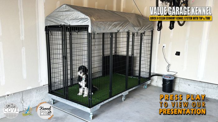 4 X 8 Value Quick N Clean Garage Kennel