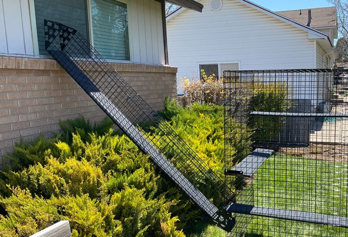 8 x 12 x 46 Long Outdoor Catio Ramp