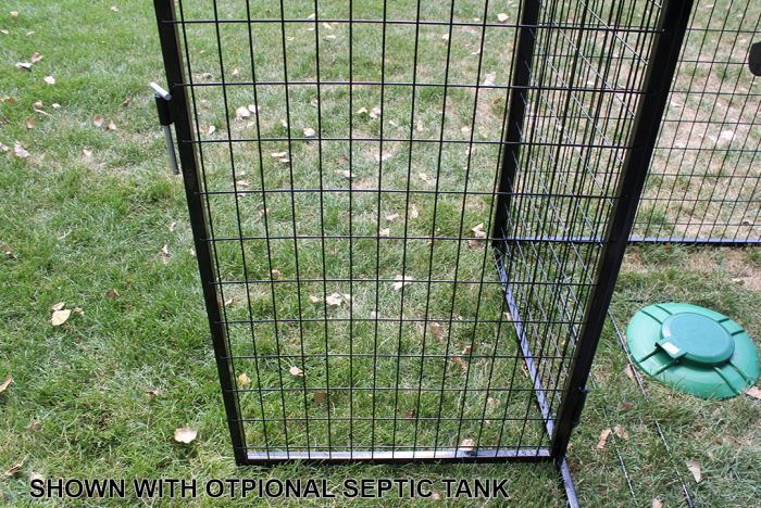 6 X 12 Complete 7 Tall Dog Kennel Powder Coated