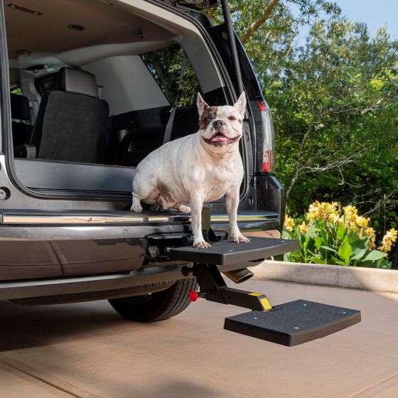 Hitch Mounted Dog Steps