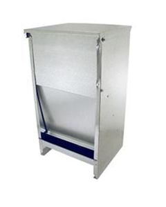 25lb Pet-Lodge Galvanized Automatic Pet Feeder