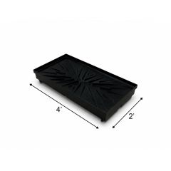 2' X 4' Quick N' Clean Modular Plastic Drain Deck 
