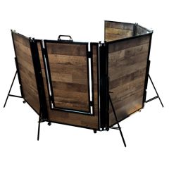 4' Tall Five Piece Room Divider Panel Set