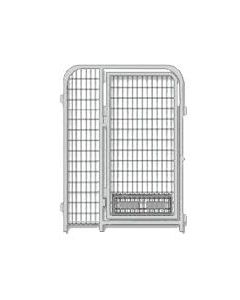 Single 4' X 6' Tall Kennel PRO Door Partition Panel 