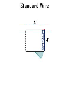 4' X 4' Multiple Standard Full Stall Dog Kennels ADDITIONAL STALLS