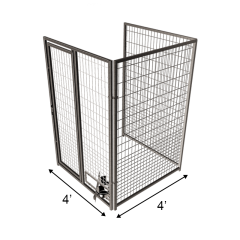 4' X 4' Multiple PRO Boss Galvanized Full Stall (ADDITIONAL STALL) 