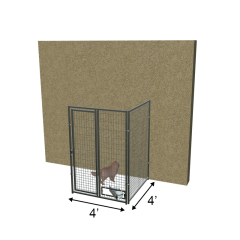 4' X 4' Multiple PRO Boss No Back (ADDITIONAL STALL) 