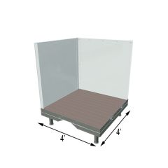 4' X 4' Multiple PRO Quick N Clean Dog Kennel  (Insert Only)