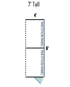  4' X 6' Multiple 7' Tall Back To Back Dog Kennels ADDITIONAL STALLS
