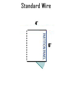4' X 6' Multiple Standard Full Stall Dog Kennels ADDITIONAL STALLS