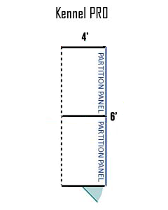  4' X 6' Multiple Pro Back To Back Dog Kennels ADDITIONAL STALLS