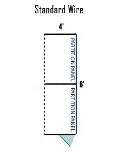  4' X 6' Multiple Standard Back To Back Dog Kennels ADDITIONAL STALLS