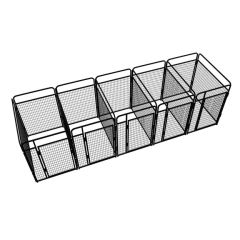 4' X 6' Multiple Standard Full Stall Dog Kennels x5