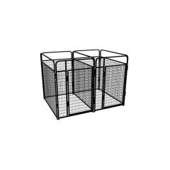 4' X 6' Multiple Standard Full Stall Dog Kennels x2
