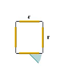 4' X 8' Climbing Prevention System