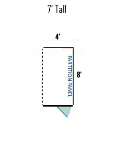 4' X 8' Multiple 7' Tall Full Stall Dog Kennels ADDITIONAL STALLS