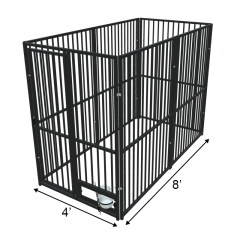 4' X 8' Basic European Boss Dog Kennel