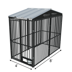 4' X 8' Complete European Boss Dog Kennel