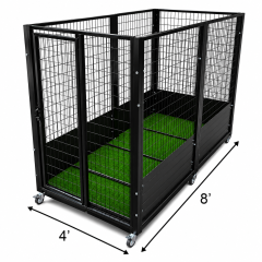 4' X 8' Quick N Clean Yard Boss Garage Kennel