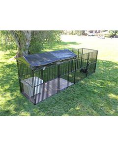 5' X 20' Complete European Dog Kennel