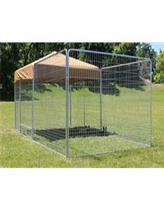 6' X 12' Complete PRO Kennel (Galvanized)
