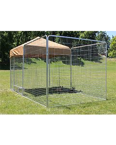 6' X 12' Ultimate Kennel Pro (Galvanized)