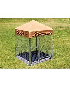 6' X 6' Complete PRO Kennel (Galvanized)