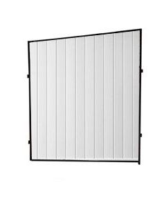 Single 6' X 7' Angled Vinyl Partition Panel