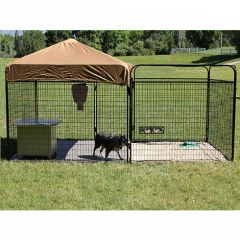 6' X 12' ULTIMATE DOG KENNEL Standard (Powder-coated)