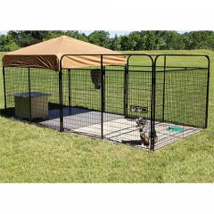 6' X 16' ULTIMATE DOG KENNEL Standard (Powder-Coated)
