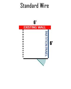 6' X 6' Multiple Standard No Back Dog Kennels ADDITIONAL STALLS
