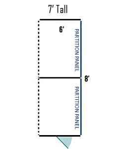  6' X 8' Multiple 7' Tall Back To Back Dog Kennels ADDITIONAL STALLS