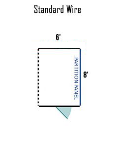 6' X 8' Multiple PRO Full Stall Dog Kennels ADDITIONAL STALLS
