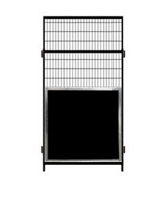 Single 4' X 7' Tall Welded Wire Anti Fight Panel