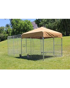 8' X 16' Ultimate Dog Kennel Pro (Galvanized)