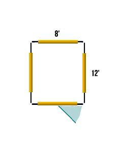 8' X 12' Climbing Prevention System