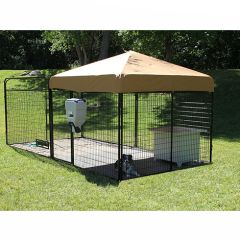 8' X 12' ULTIMATE DOG KENNEL Standard (Powder-Coated)