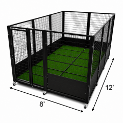8' X 12' Quick N Clean Yard Boss Garage Kennel