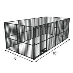 8' X 16' Basic European Boss Dog Kennel