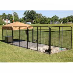 8' X 24' ULTIMATE DOG KENNEL Standard (Powder-Coated)
