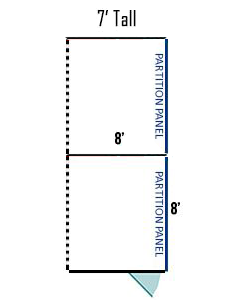 8' X 8' Multiple 7' Tall Back To Back Dog Kennels ADDITIONAL STALLS