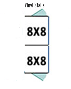  8' X 8' Multiple Vinyl Back To Back Dog Kennels ADDITIONAL STALLS