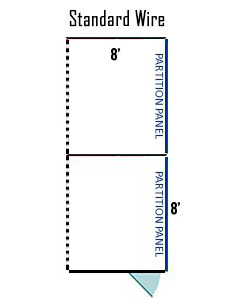  8' X 8' Multiple Standard Back To Back Dog Kennels ADDITIONAL STALLS